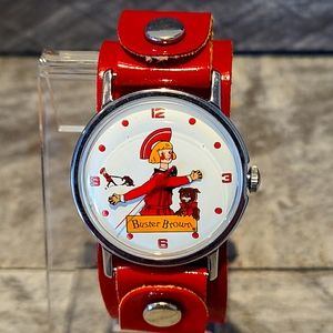 Vintage Buster Brown 1970s Mechanical Wind Watch